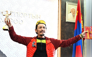 Б.Цэвээндаш 1418 км замыг туулаад эх орондоо ирлээ